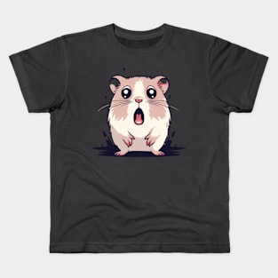 Scared Hamster Meme, funny tshirt, gift present ideas Kids T-Shirt